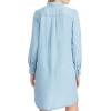 imageChaps Women Soft Lyocell Denim Shirt Dress Blue M