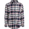 imageChaps Boys Shirt  Casual Long Sleeve Button Down Flannel Collared Shirt  Plaid Flannel Shirt for Boys SXLSailor Blue