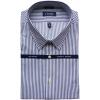 imageChaps Mens Classic Fit Stripe Dress Shirt Purple 165 3435