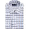 imageChaps Mens RegularFit Elite Performance Stretch Collar Plaid Dress Shirt Cornflower Blue Neck 15 Sleeve 3233