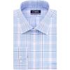 imageChaps Mens RegularFit Plaid NoIron Stretch Collar Dress Shirt Water Mill Neck 155 Sleeve 3435