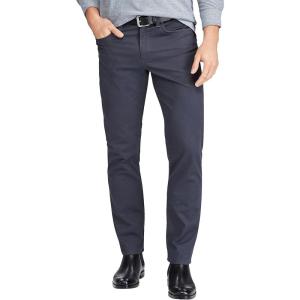imageChaps Mens Solid Stretch Twill Pants 34W x 32L Camp Grey