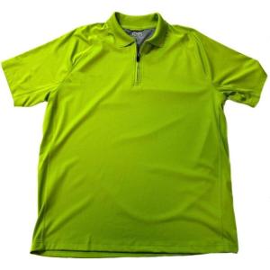 imageChaps Mens by Ralph Lauren ClassicFit Performance Stretch 14Zip Polo LimeLime