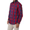 imageChaps Mens Button Down Shirt  Long Sleeve Collared Shirt for Men WrinkleResistant Sustainable XSXL XSmall Chaps Red