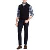 imageChaps Mens Classic Fit VNeck Sweater Vest Polo Black L