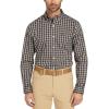 imageChaps Mens Easy Care ButtonDown Shirt US Alpha Medium Regular Regular Black
