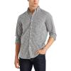 imageChaps Mens Plaid Ec StretchLong SleeveSport ShirtAmerican Black
