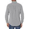 imageChaps Mens Plaid Ec StretchLong SleeveSport ShirtAmerican Black