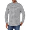 imageChaps Mens Plaid Ec StretchLong SleeveSport ShirtAmerican Black