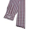 imageChaps Mens Dress Shirt Regular Fit Stretch CheckFlame Red