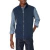 imageChaps Mens Fleece Mockneck VestNewport Navy