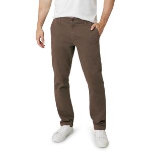 imageChaps Mens Khaki Pants  Slim Fit Comfort Stretch Cotton Pant  Casual Chinos with Flex Waistband for MenDeep Khaki