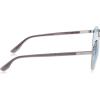 imageChaps Womens Cp4006 Oval SunglassesShiny GunmetalLight Blue Mirrored