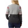 imageChaps Womens Crewneck Family Holiday Christmas Sweater US Alpha Large Regular Regular Gray