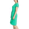imageChaps Womens Short Sleeves Crewneck Knit DressGreen