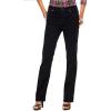 imageChaps Womens Daniella Curvy Straight Leg Slimming Fit Denim Jeans 2 Dark Rinse