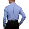 imageChaps Slim Fit Long Sleeve Button Down Dress Shirts for Men  Wrinkle Free Long Sleeve Shirt Mens Formal 4Way StretchBlue  Check