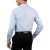 imageChaps Slim Fit Long Sleeve Button Down Dress Shirts for Men  Wrinkle Free Long Sleeve Shirt Mens Formal 4Way StretchLight Blue  Check