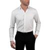 imageChaps Slim Fit Long Sleeve Button Down Dress Shirts for Men  Wrinkle Free Long Sleeve Shirt Mens Formal 4Way StretchWhite