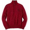imageChaps Little Boys QuarterZip Mockneck Sweater Red TwistRed Twist
