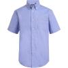 imageChaps Boys Big Short Sleeve Oxford ButtonDown Dress ShirtOxford Blue