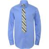 imageChaps Boys Long Sleeve Dress Shirt with Matching TieChaps Blue