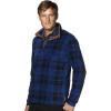 imageChaps Mens Big and Tall Classic Fit Plaid Microfleece Pullover Large Tall Blue