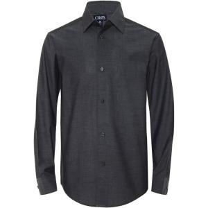 imageChaps Boys Long Sleeve Dress ShirtIridescent Grey