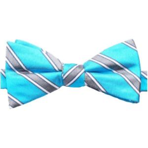 imageChaps Mens Stripe Pretied Bowtie Tie Cottonwood Stripe Cottonwood Stripe