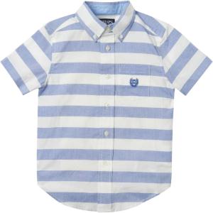 imageChaps Toddler Boys Stripe Woven Short Sleeve Button Down Summer Roy 44T
