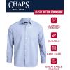imageChaps Mens Long Sleeve ButtonDown Shirt  Classic Woven WrinkleResistant Formal Collared Shirt for Men Sizes SXXLMarina Blue