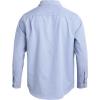 imageChaps Mens Long Sleeve ButtonDown Shirt  Classic Woven WrinkleResistant Formal Collared Shirt for Men Sizes SXXLMarina Blue