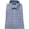 imageChaps Mens Elite Performance RegularFit Stretch Collar Dress Shirt Iris PlaidPurple Dune