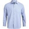 imageChaps Mens Long Sleeve ButtonDown Shirt  Classic Woven WrinkleResistant Formal Collared Shirt for Men Sizes SXXLMarina Blue