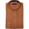 imageChaps Mens RegularFit Herringbone Twill Dress Shirt Orange L 165 3233