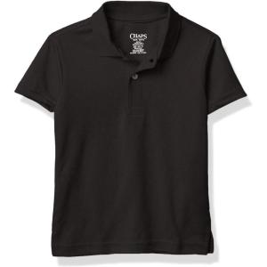 imageChaps Boys School Performance Short Sleeve PoloBlack