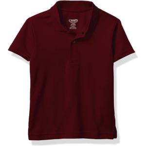 imageChaps Boys School Performance Short Sleeve PoloBurgundy
