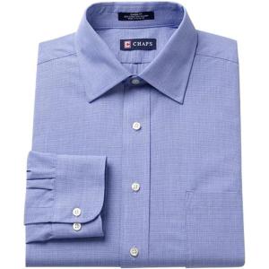 imageChaps Mens Classic Fit Twill Wrinkle Free Button Collar Dress Shirt