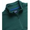 imageChaps Boys Pullover Sweater  Classic Fit Flannel Quarter Zip Pullover Mock Neck Sweater for Boys SXLEvergreen