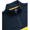 imageChaps Boys Pullover Sweater  Classic Fit Flannel Quarter Zip Pullover Mock Neck Sweater for Boys SXLNavy