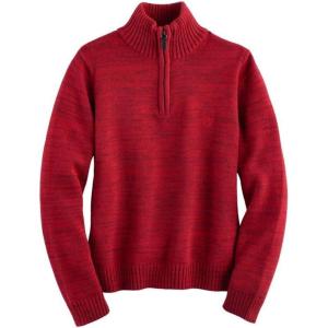 imageChaps Big Boys QuarterZip Marled Sweater Chaps Red XXSmall 45