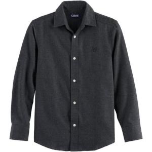 imageChaps Big Boys Solid Flannel ButtonDown Shirt Black XXSmall 45