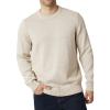 imageChaps Mens Sweater  Heavyweight Classic Fit Cotton Crewneck Pullover Sweater for Men S2XL Size Medium Oatmeal Heather