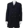 imageChaps Mens Double Breasted Wool Blend Top Coat Black Size 48REG