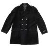 imageChaps Mens Double Breasted Wool Blend Top Coat Black Size 48REG