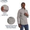 imageChaps Mens Classic Fit Long Sleeve Button Down Stretch Poplin Casual ShirtToffee