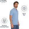 imageChaps Mens Everyday Classic Fit Stretch Active Performance Polo ShirtAzure