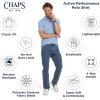 imageChaps Mens Everyday Classic Fit Stretch Active Performance Polo ShirtAzure