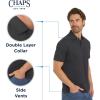 imageChaps Mens Everyday Classic Fit Stretch Active Performance Polo ShirtCharcoal