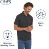 imageChaps Mens Everyday Classic Fit Stretch Active Performance Polo ShirtCharcoal